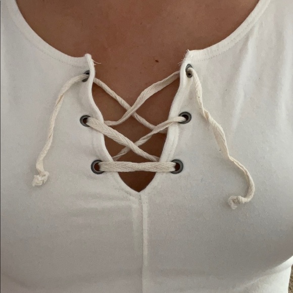 HOLLISTER lace up crop tank S - Picture 4 of 4